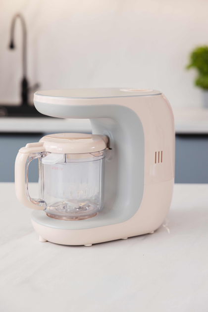 Multiblender parowy Momini NutriBlend 6 w 1 Różowo-szary (5906601060038) - obraz 6