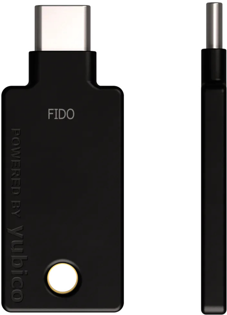 Klucz bezpieczeństwa Yubico Security Key C NFC Black (5060408465301) - obraz 3