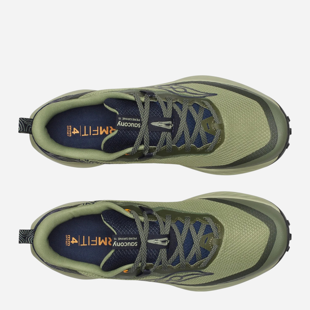 Чоловічі кросівки для бігу з Gore-Tex Saucony Peregrine 15 Gtx S20992-162 41 (8US) Хакі (195020792247) - зображення 5