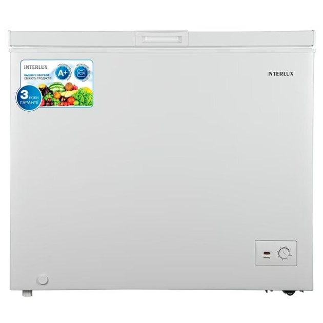 Морозильный ларь INTERLUX IL-0300CF (300л, 1 корзина, 854х616х1089 мм, Механика, Белый) - изображение 1