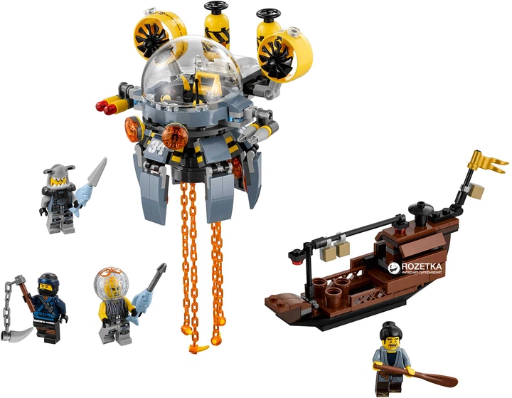 Конструктор LEGO NINJAGO Літальний підводний човен 341 деталь