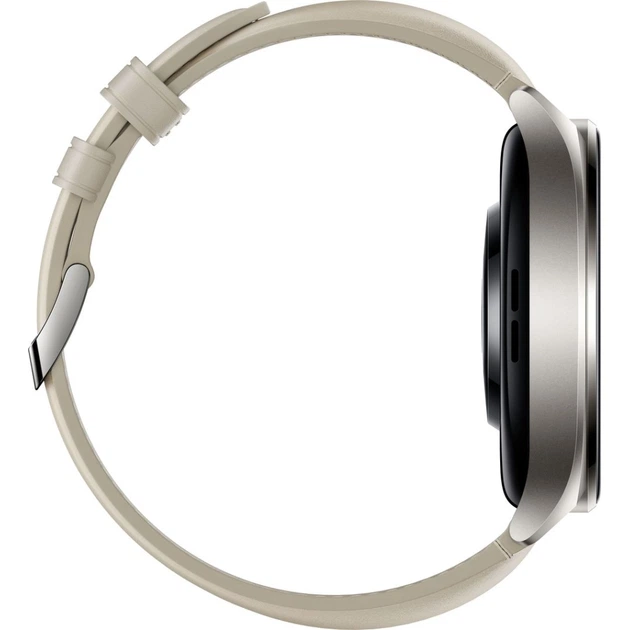 Смарт-годинник Xiaomi Watch 2 Titan BHR9306GL Gray Case White Leather Strap (1093970) - изображение 4