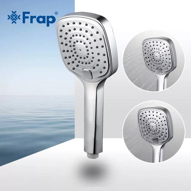 Ручний душ Frap F004, 3-режим, хром - изображение 2