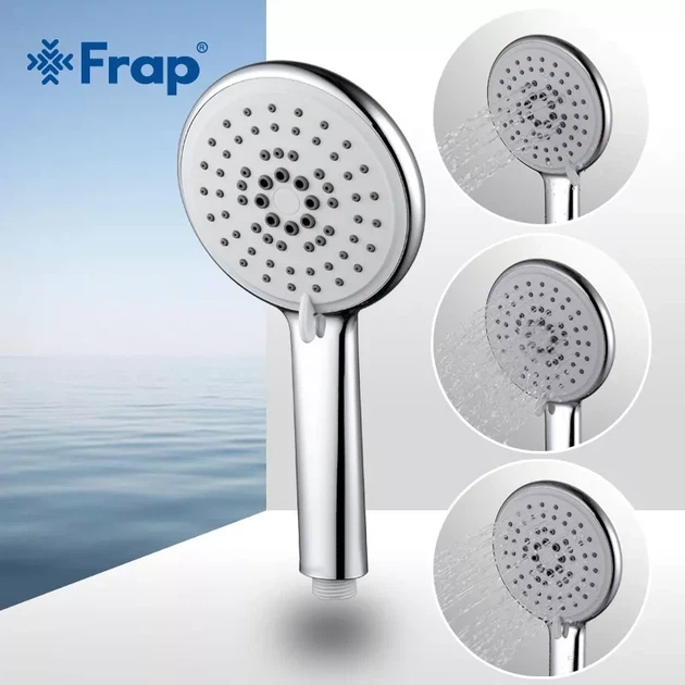 Ручний душ Frap F007, 3-режим, хром - изображение 2