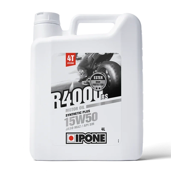 Масло IPONE R4000RS 15W50 (4L) - Фото 1 Масло IPONE R4000RS 15W50 (4L) - изображение 1