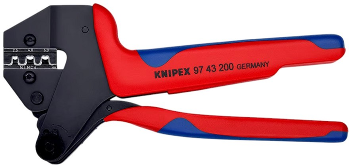 Szczypce do zagniatania Knipex Crimp System 200 mm z kufrem (97 43 200) - obraz 3