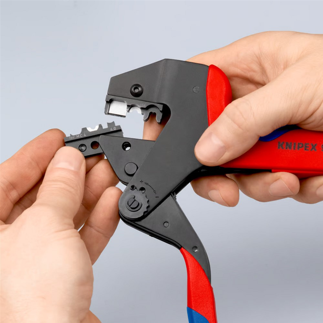 Szczypce do zagniatania Knipex Crimp System 200 mm z kufrem (97 43 200) - obraz 11
