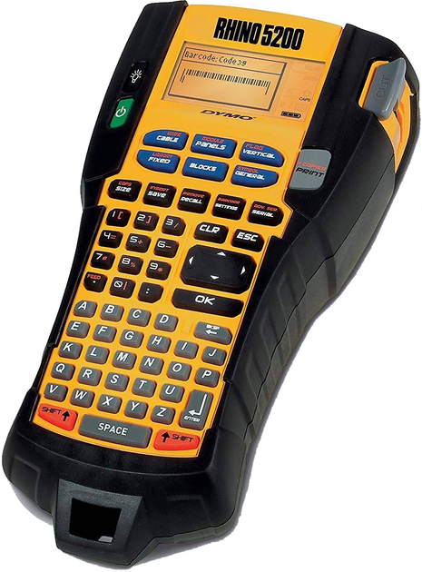 Drukarka etykiet Dymo Rhino 5200 Hard Case Kit Yellow (S0841400) - obraz 3