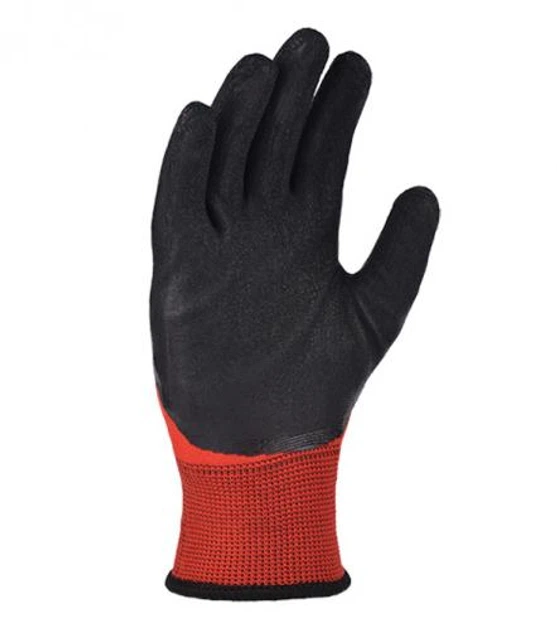 Рукавички х/б червоні залиті латексом DOLONI EXTRAGRAB Розмір 10 (XL) [4193) - изображение 2