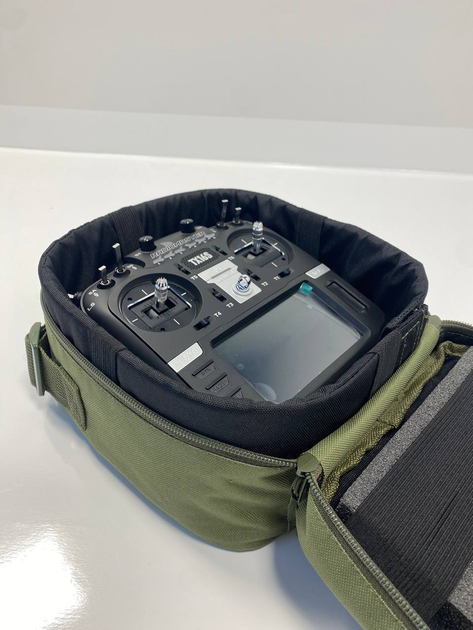 Тактична сумка для Пульта управління Дроном ТХ 16S Clefers W74 MOLLE Oxford 600D олива (5024567) - зображення 4