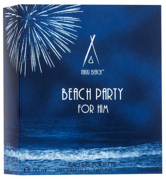 Туалетна вода для чоловіків Nikki Beach Beach Party 50 мл (7640111615026) - зображення 3