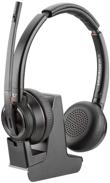 Навушники Poly Savi 8220 UC DECT USB-A Stereo Black (8D3F2AA) - зображення 3