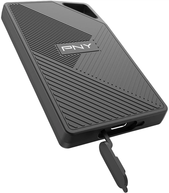 Dysk SSD PNY RP60 USB 3.2 Gen 2x2 Type-C Portable 2TB Black (PSD0CS3060-2TB-RB) - obraz 4