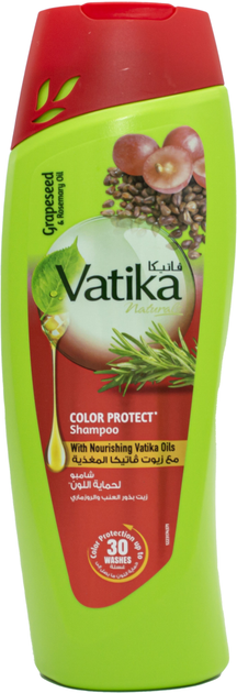 Шампунь Dabur Vatika Захист кольору для Фарбавого волосся 400 мл від Rozetka на платформі USKIDKA Акція на Шампунь Dabur Vatika Захист кольору для Фарбавого волосся 400 мл від Rozetka