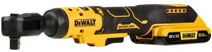 Трещітка акумуляторна DeWalt 18 V 3/8" 2Ah (DCF513D1G-QW) - зображення 3