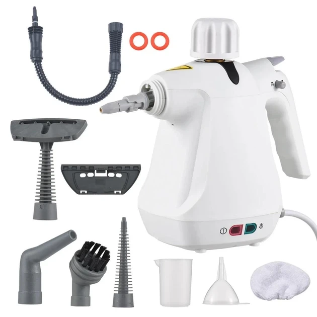 Відпарювач із функцією пароочисника Steam Cleaner 958 портативний ручний пароочисник 1000 Вт - зображення 2
