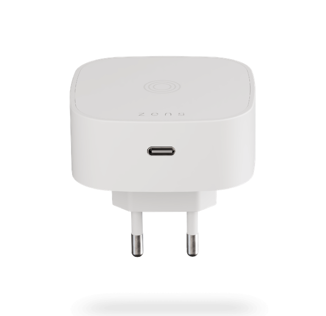 Адаптер для бездротової зарядки Zens Wireless Charging Adapter White (ZESC18W/00) - зображення 3
