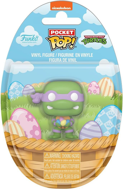 Figurka Funko Pocket Pop Teenage Mutant Ninja Turtles Wielkanoc Donatello 1 szt 86045 (889698860451) - obraz 3