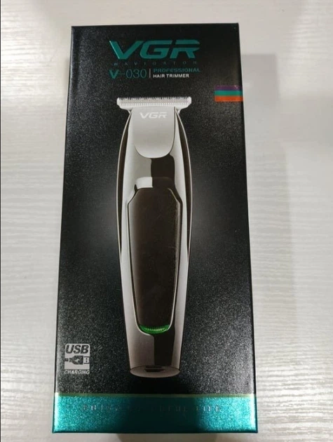 Машинка для стрижки волос VGR Navigator V-030 Professional мужская аккумуляторная 5 Вт стальные ножи USB зарядка с индикатором + 5 насадок (47521 I) - изображение 10