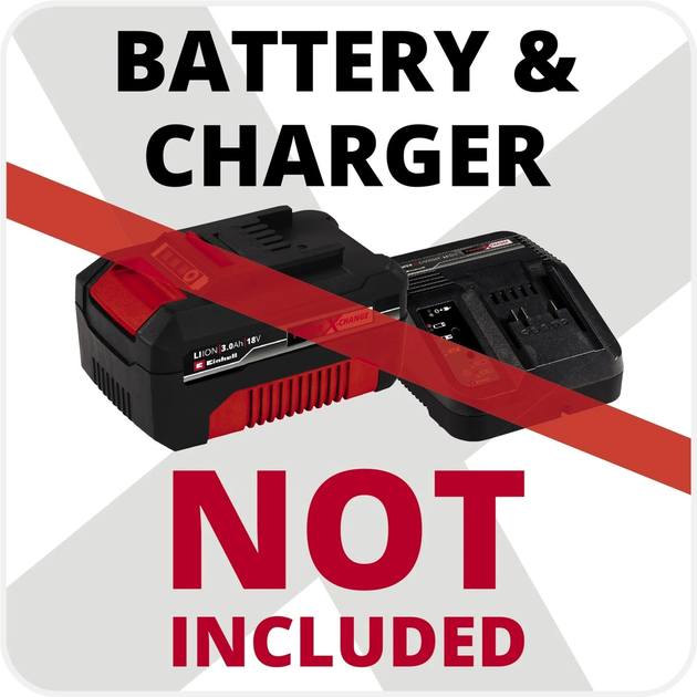 Повітродувка акумуляторна Einhell X-Change GP-LB 18/200 Li E - Solo (3433555) - зображення 7