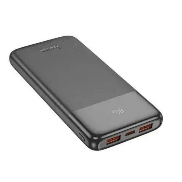 Павербанк HOCO J121 10000mAh 22.5W быстрая зарядка 2USB/1Type-C Черный - Фото 2 Павербанк HOCO J121 10000mAh 22.5W быстрая зарядка 2USB/1Type-C Черный - изображение 2