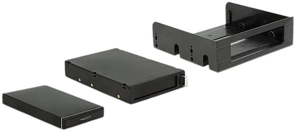 Док-станція Delock 3.5″/5.25″ Mobile Rack для 2.5″ SATA HDD/SSD (47213) - зображення 3