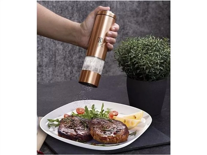 Набор электрических мельниц для соли и перца Berlinger Haus Metallic Line Rose Gold Edition (BH-1905) - изображение 3
