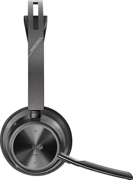 Słuchawki Poly Voyager Focus 2 MS Stereo USB-C + USB-C/A Adapter Black (9T9J4AA) - obraz 3