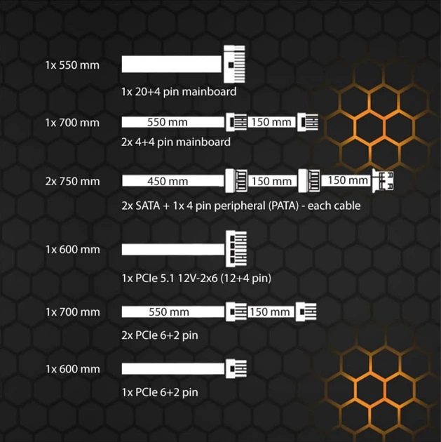 Блок живлення LC-Power LC6750B-SI V3.1 750 W Black (LC6750B-SI V3.1) - зображення 8