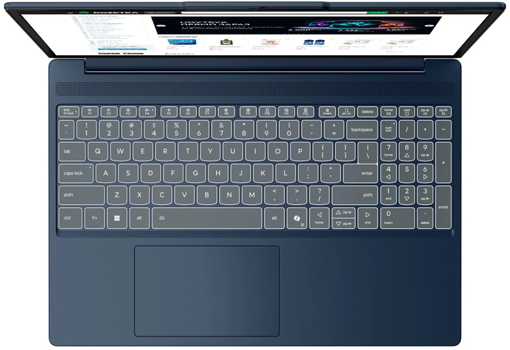 Ноутбук Lenovo IdeaPad Slim 3 15IRH10 (83K100CXPB) Cosmic Blue - зображення 4