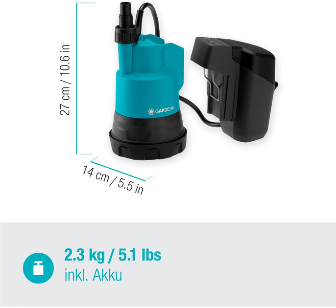 Pompa zanurzeniowa Gardena 2000/2 18 B P4A (14600-20) - obraz 3