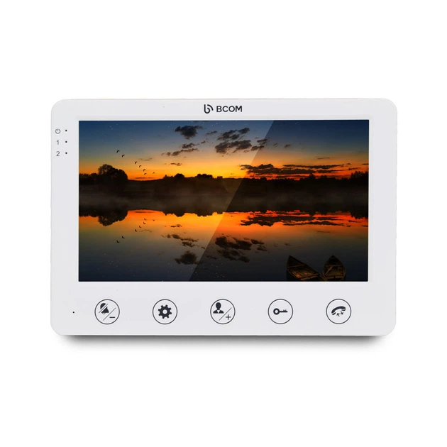 Комплект видеодомофона BCOM BD-710S Kit 7" White Silver (301387) - Фото 2 Комплект видеодомофона BCOM BD-710S Kit 7" White Silver (301387) - изображение 2