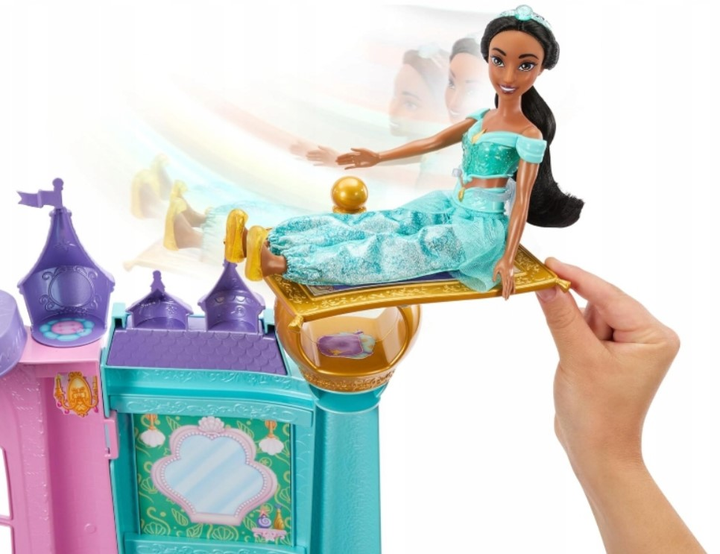 Domek dla lalek Mattel Disney Princess Wymarzony Pałac Księżniczek XXL HLW29 (0194735120420) - obraz 7