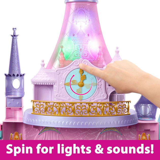Domek dla lalek Mattel Disney Princess Wymarzony Pałac Księżniczek XXL HLW29 (0194735120420) - obraz 10