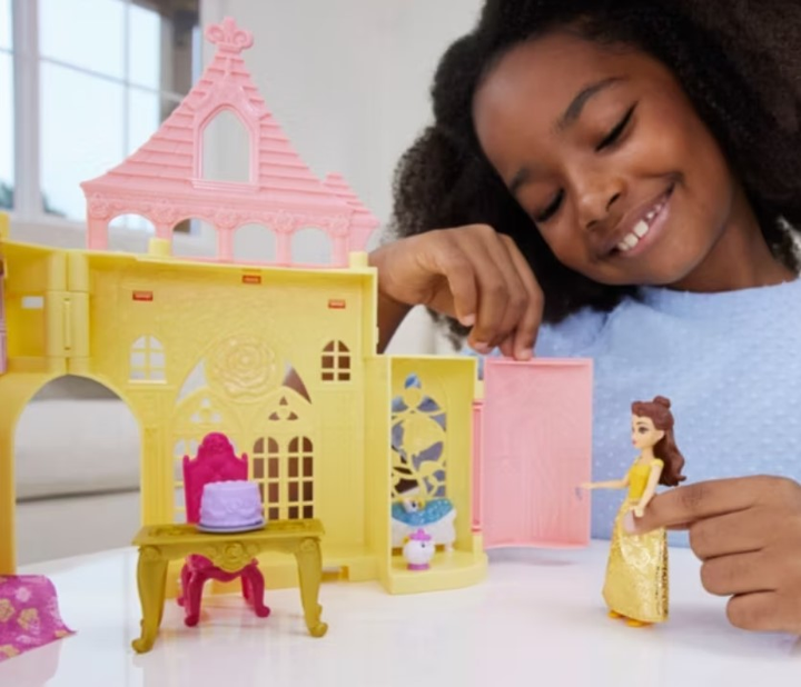 Міні замок Mattel Storytime Stackers Disney Princess Красуня та Чудовисько JDP54 (0194735288588) - зображення 10