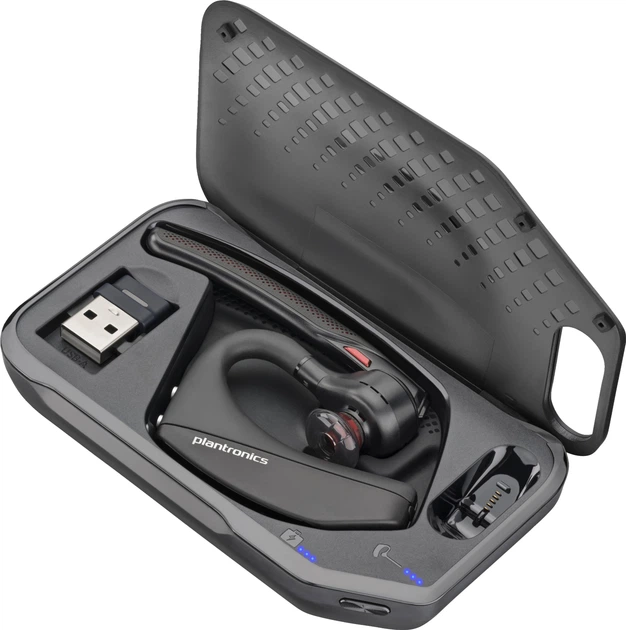 Bluetooth-гарнітура Poly Voyager 5200 UC + BT600 USB-A Black