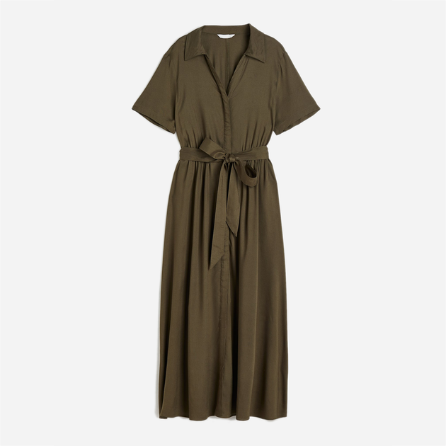 Сукня-сорочка міді літня жіноча H&M 9420757wer XS Хакі від Rozetka на платформі USKIDKA Акція на Сукня-сорочка міді літня жіноча H&M 9420757wer XS Хакі від Rozetka