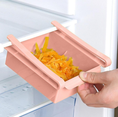 Органайзер-полиця для холодильника Storage Rack 16 х 15 х 6.5 см (N1249) Рожевий - зображення 3