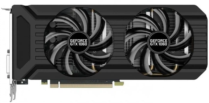 Видеокарта Palit GTX 1060 3Gb Dual Fan (NE51060015F9-1061D) (GDDR5