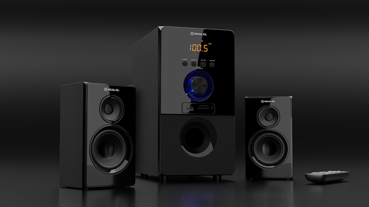 Акустична система Real-EL M-555 Black (EL121300013) - зображення 8