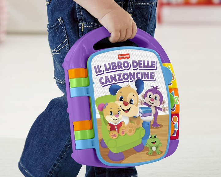 Розвиваюча книга Fisher-Price Laugh & Learn CDH49 (версія італіська)(0887961041620) - зображення 4