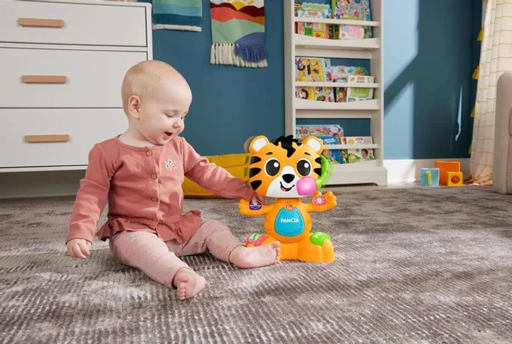 Інтерактивна іграшка Fisher-Price Link Squad Bob & Groove Tiger HYL04 (версія італійська)(0194735249688) - зображення 5