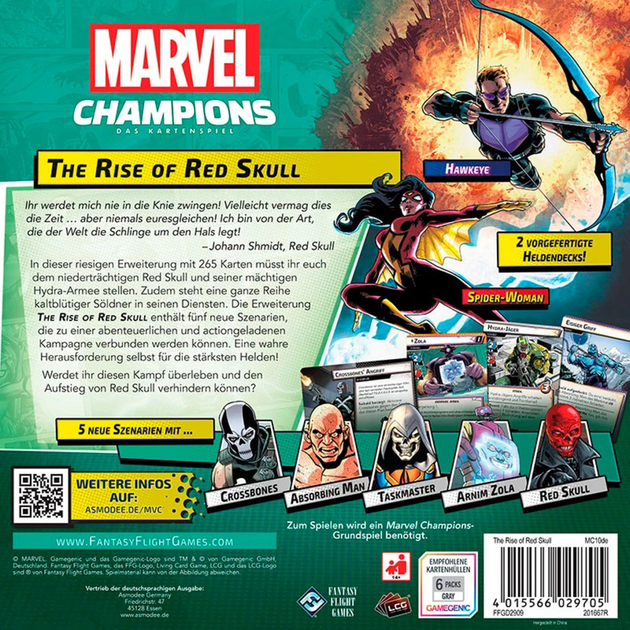 Karty do gry Asmodee Marvel Champions Powstanie Czerwonej Czaszki (4015566029705) - obraz 3