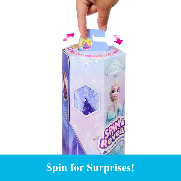 Лялька Mattel Disney Frozen Spin & Reveal Ельза JBG59 (0194735280360) - зображення 6