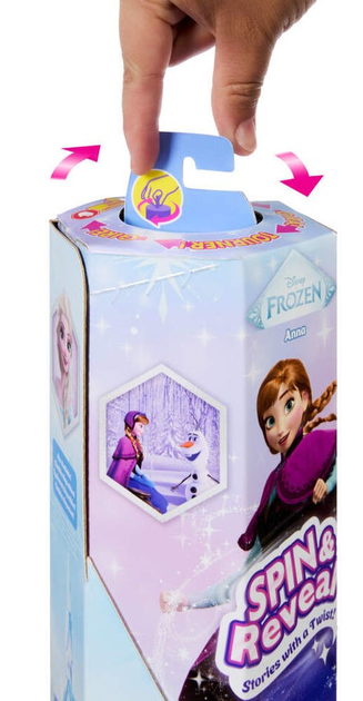 Lalka Mattel Disney Frozen Spin & Reveal Anna JBG60 (0194735280377) - obraz 6