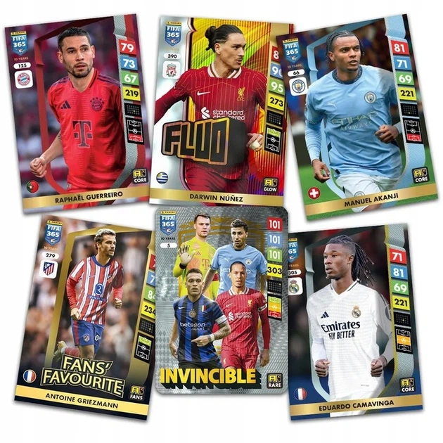 Zestaw kart kolekcjonerskich Panini Mini Collector's Box Fifa 365 Adrenalyn Xl 2025 (8051708014730) - obraz 6