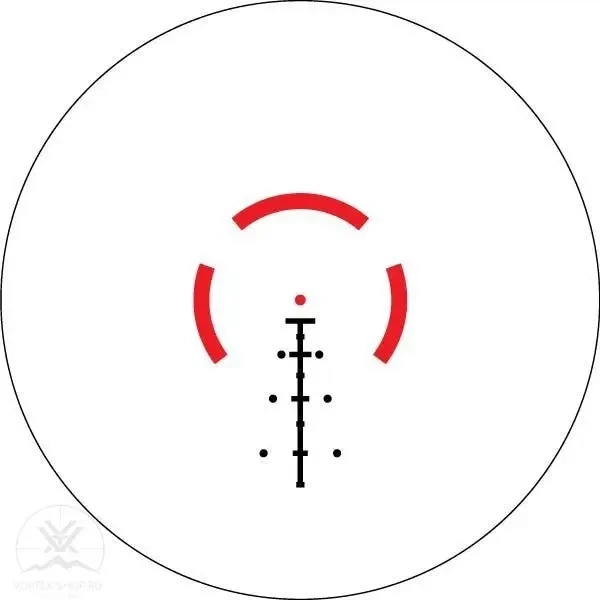 Прицел коллиматорный Vortex Spitfire 5x Prism II Scope AR-BDC4 Reticle (SPR-500) - изображение 7