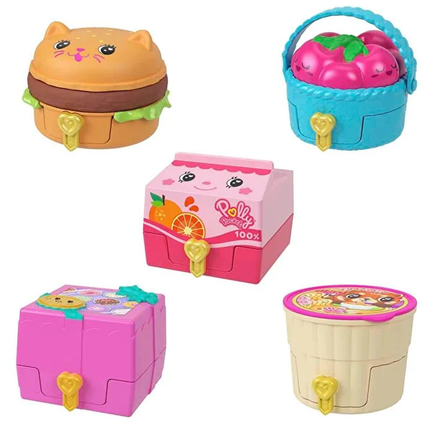 Фігурка сюрприз Mattel Polly Pocket Ланч JCR44 (0194735274956) - зображення 4