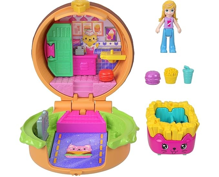 Фігурка сюрприз Mattel Polly Pocket Ланч JCR44 (0194735274956) - зображення 8