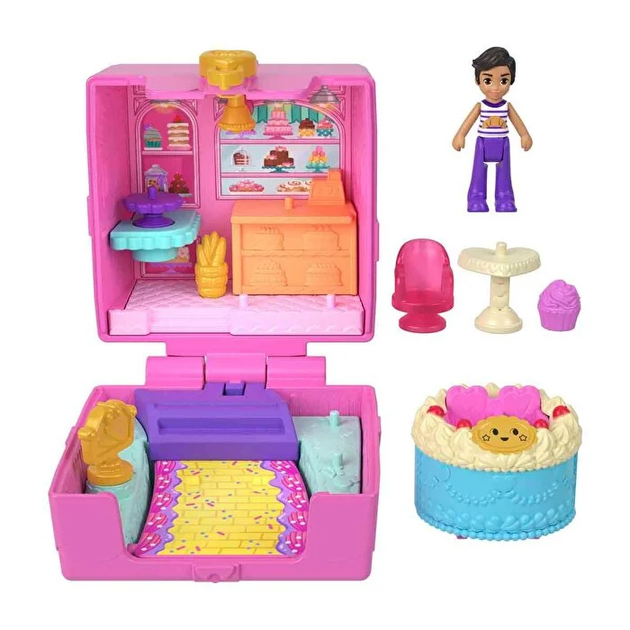 Фігурка сюрприз Mattel Polly Pocket Ланч JCR44 (0194735274956) - зображення 10